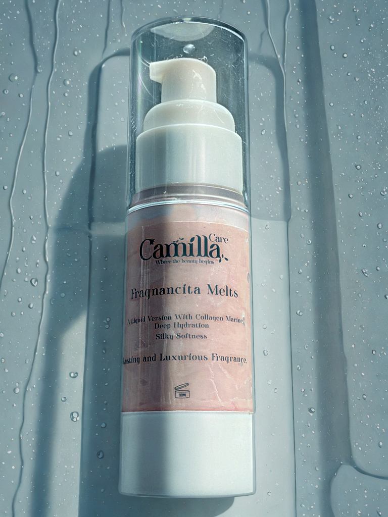 Indulge in deep hydration and silky softness with Carnilla Fragrancita Melts. Infused with marine collagen and a luxurious fragrance, this product transforms your beauty routine into a sensory experience.